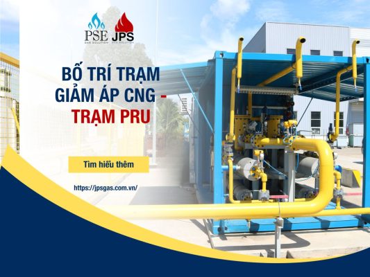 bố trí trạm giảm áp CNG - trạm PRU