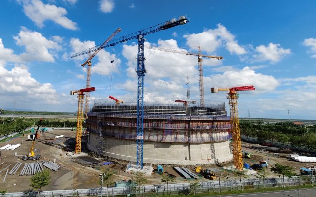 Dự án Kho cảng LNG Thị Vải luôn được giám sát nhằm đảm bảo đúng tiến độ ( nguồn PV Gas)