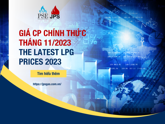 Giá Gas chính thức tháng 11/2023