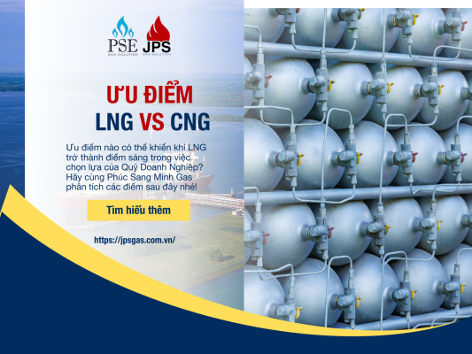 Ưu điểm của khí CNG so với LNG