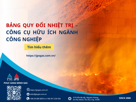 Bảng quy đổi nhiệt trị – Công cụ hữu ích ngành công nghiệp