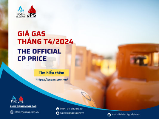 Giá Gas tháng 4/2024