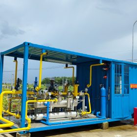 Trạm giảm áp khí CNG (PRU) do Phúc Sang Minh thực hiện