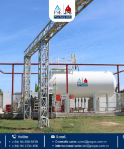 Trạm cung cấp khí LPG do Phúc Sang Minh thi công và lắp đặt. Top 1 đơn vị cung cấp trọn gói giải pháp LPG