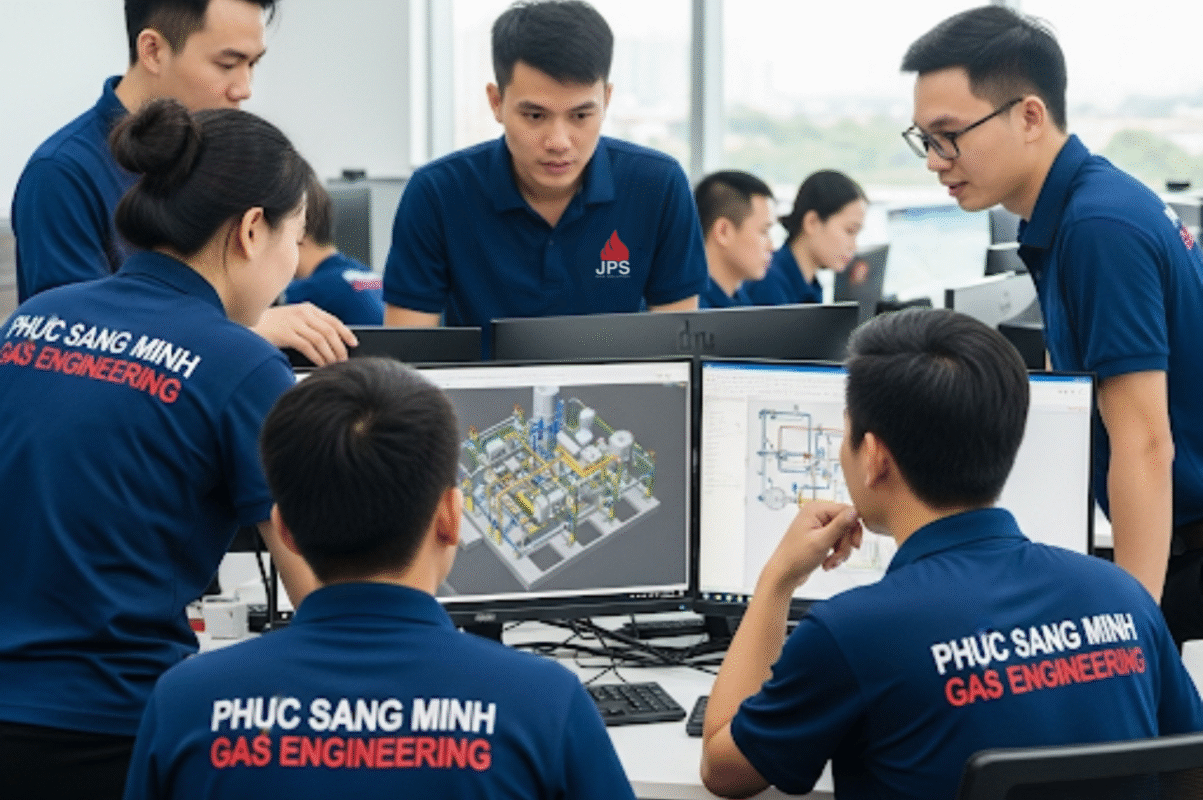 Thiết kế hệ thống gas