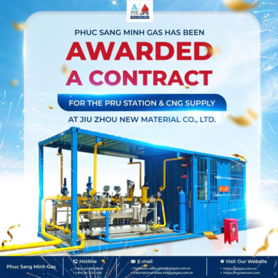 Phúc Sang Minh Gas đã ký kết hợp đồng cung cấp trọn gói giải pháp CNG với CÔNG TY TNHH VẬT LIỆU MỚI JIU ZHOU!