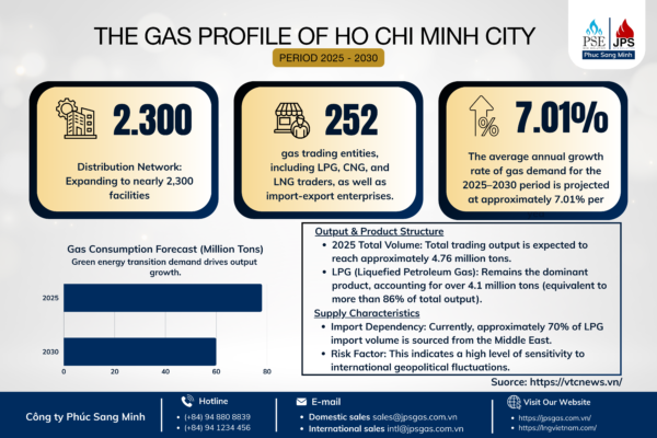 The Overview of the Gas Sector in Ho Chi Minh City